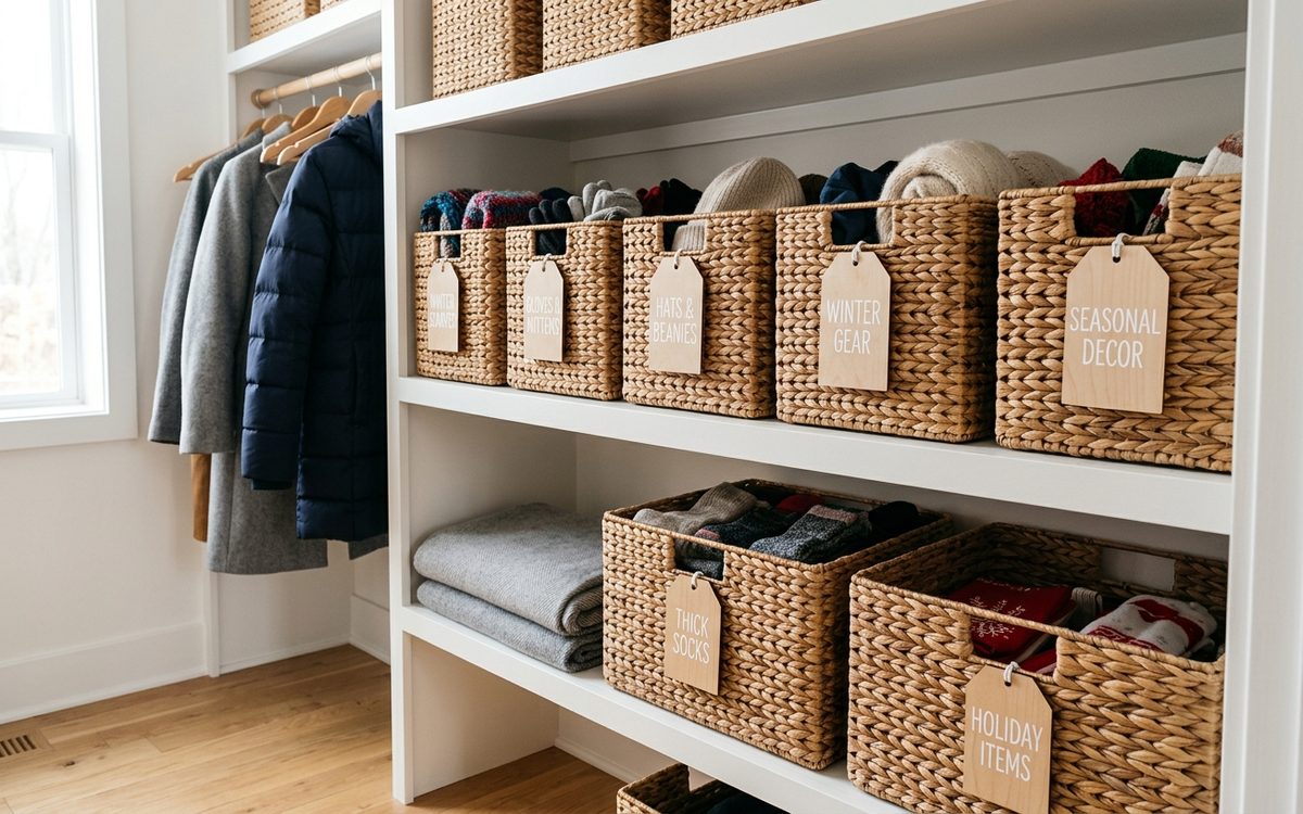 Seasonal Storage Made Easy: Tips & Tricks with Baskets